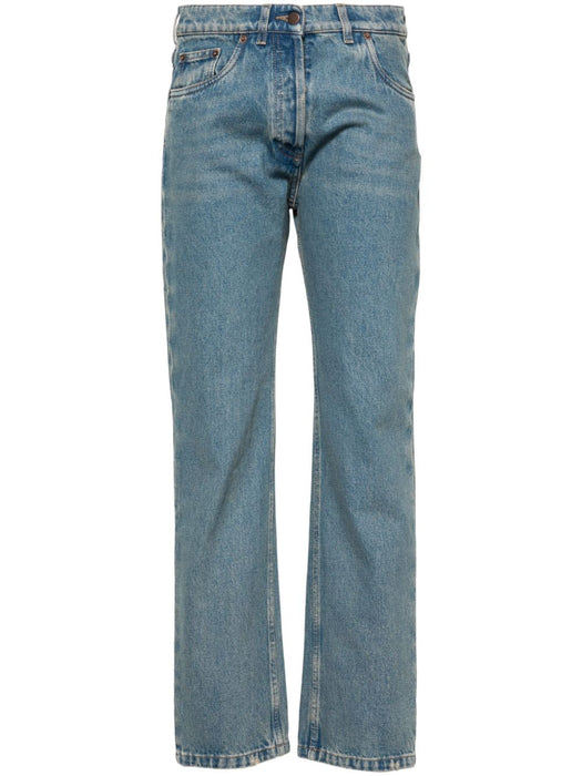 mid-rise straight-leg jeans GFP469 S OOO 13Z6F0BAN PRADA 