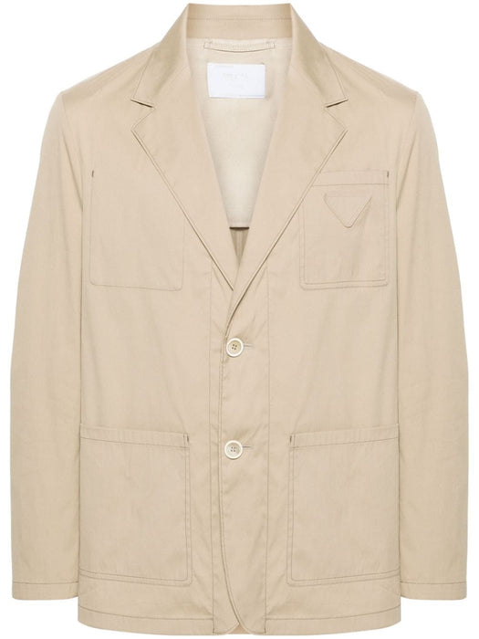 triangle-patch shirt jacket SD168 S OOO 12VCF0065 PRADA 