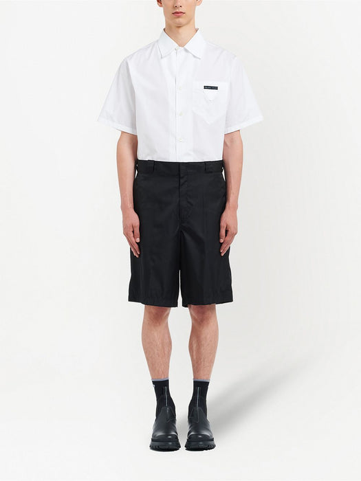 Re-Nylon logo plaque shorts SPG32 S 182 1WQ8F0002 PRADA 