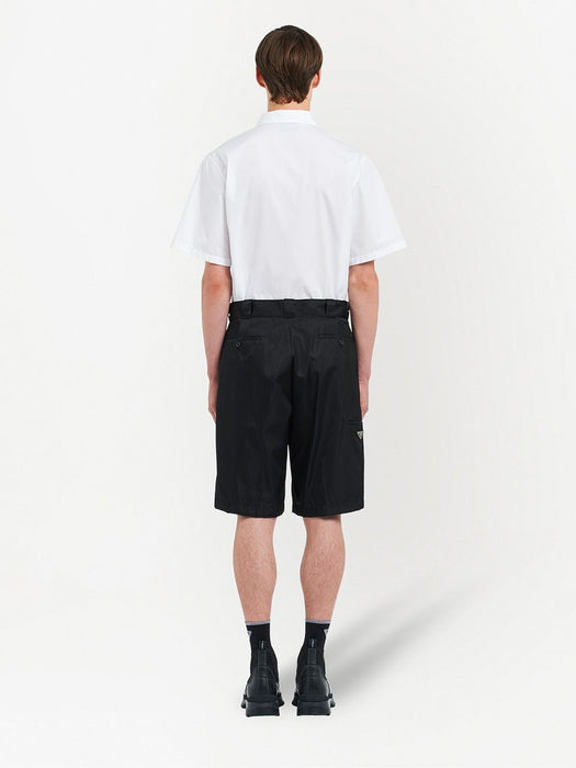 Re-Nylon logo plaque shorts SPG32 S 182 1WQ8F0002 PRADA 