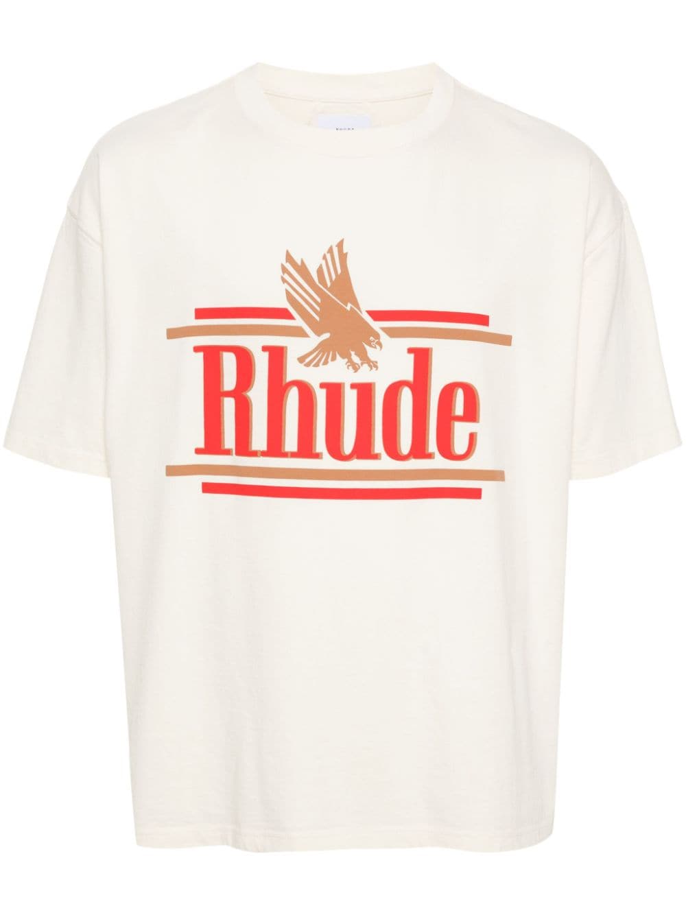 logo-print cotton T-shirt RHPS24TT10012611 0611 RHUDE 