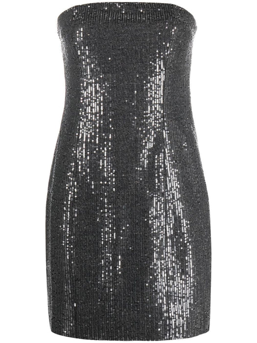 sequin-embellished strapless minidress 111588100 1000 ROTATE 