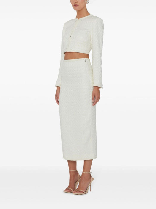 bouclé pencil skirt 112169857 857 ROTATE 