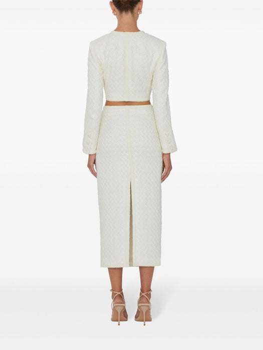 bouclé pencil skirt 112169857 857 ROTATE 
