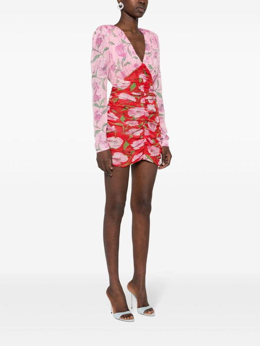 floral-print sequined mini dress 1122422945 14-2311 ROTATE 