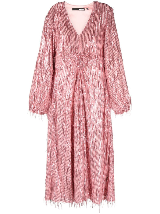 fringed sequin-embellished maxi dress 1124231985 1985 ROTATE 