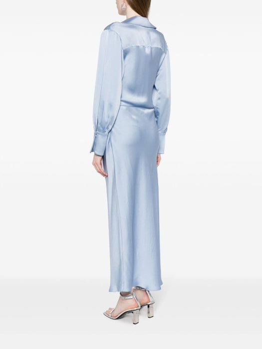 Talita draped midi dress 124-1058-Q MARINA BLUE SIMKHAI 