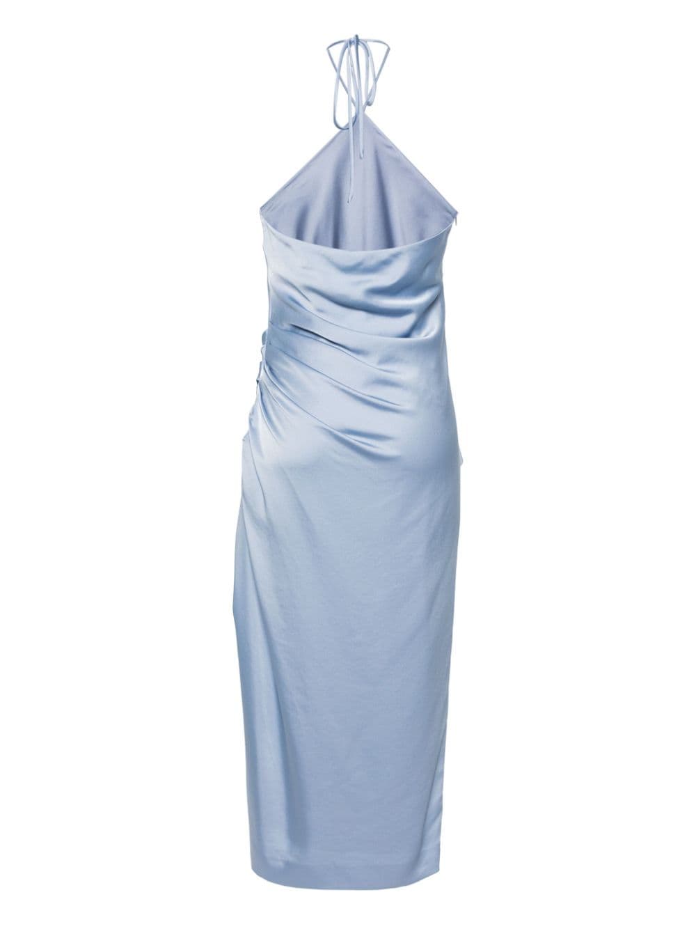 Hansel halterneck satin midi dress 124-1077-Q PARK SLOPE SIMKHAI 