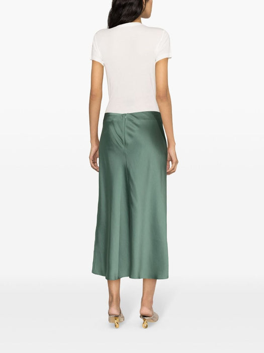 drape-detailed satin maxi skirt 124-3010-Q PARK SLOPE SIMKHAI 