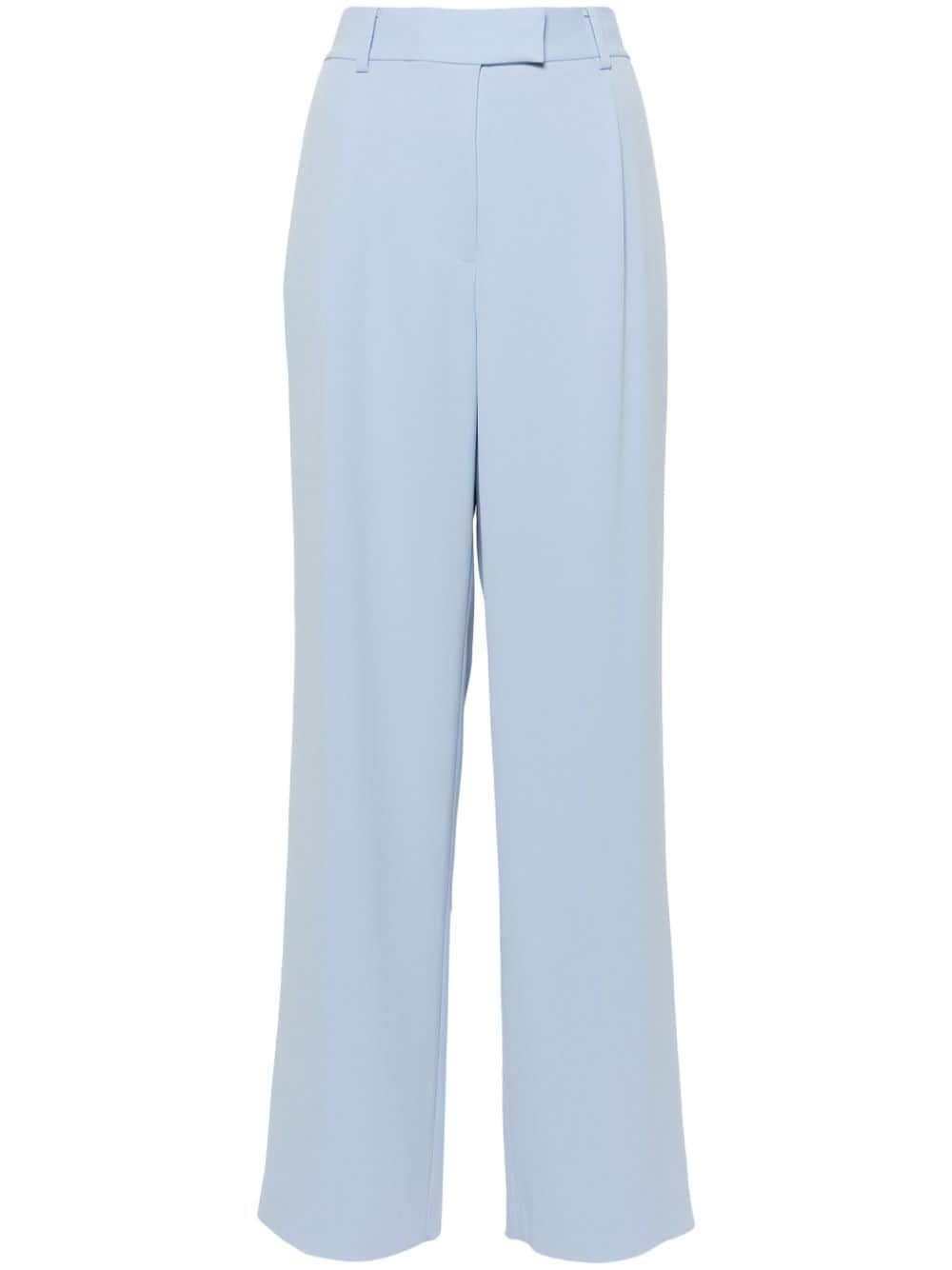 tailored crepe trousers 124-4073-Q MARINA BLUE SIMKHAI 