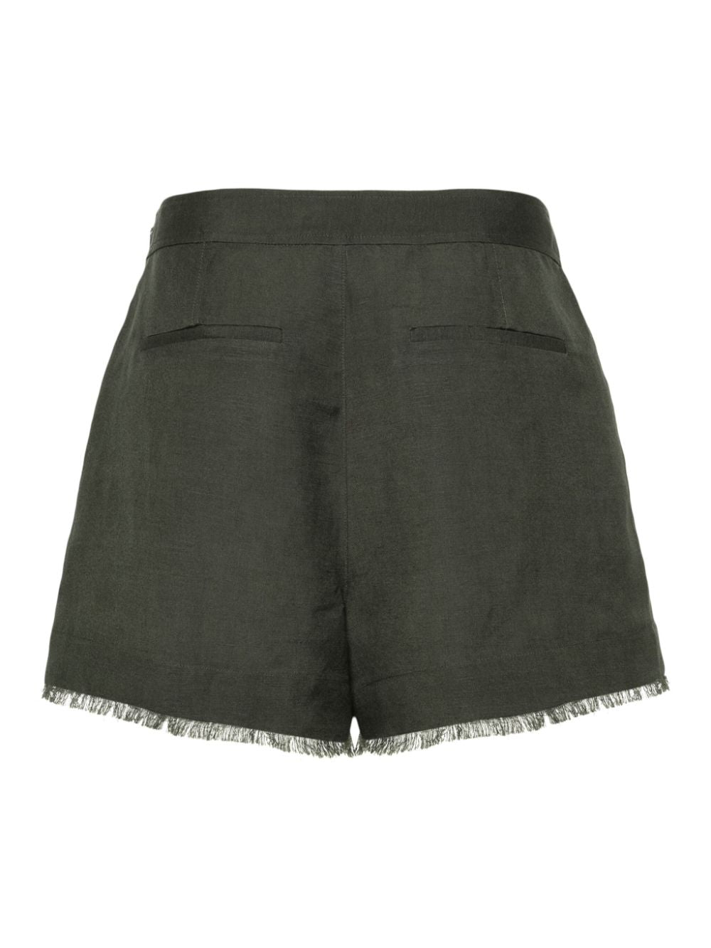 Dax linen-blend shorts 124-4083-SW ARMY SIMKHAI 