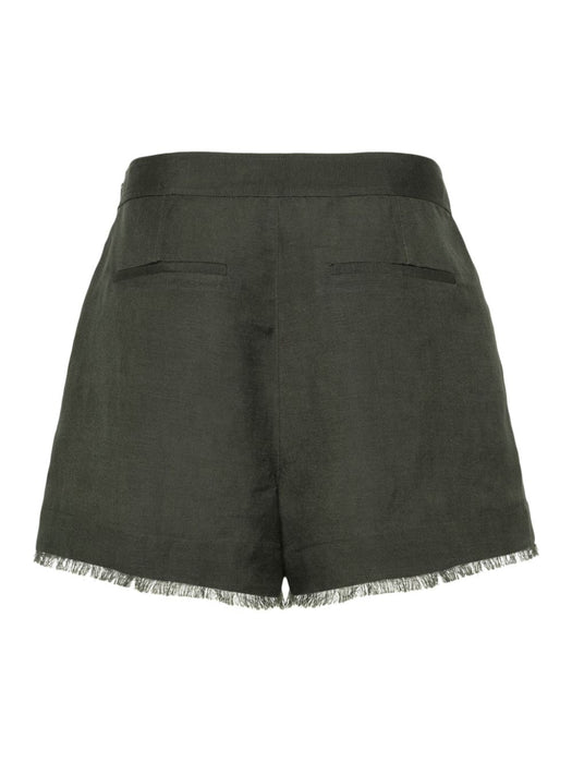 Dax linen-blend shorts 124-4083-SW ARMY SIMKHAI 