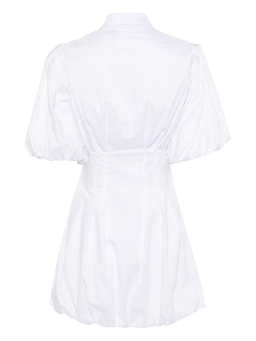 Cleo puffball mini shirtdress SI-1030-T WHITE SIMKHAI 