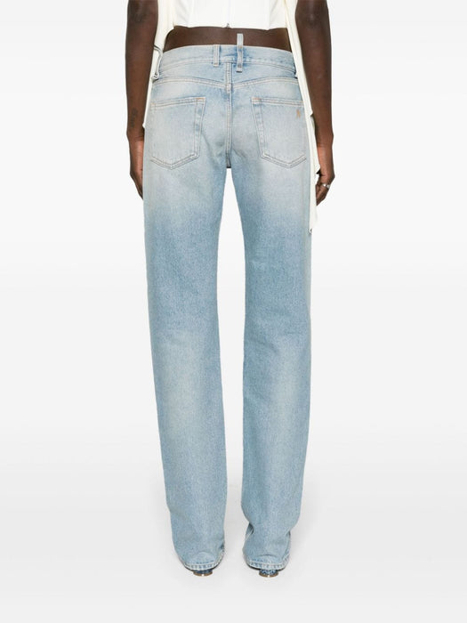 embellished low-rise tapered jeans 241WCP171 D073024 THE ATTICO 