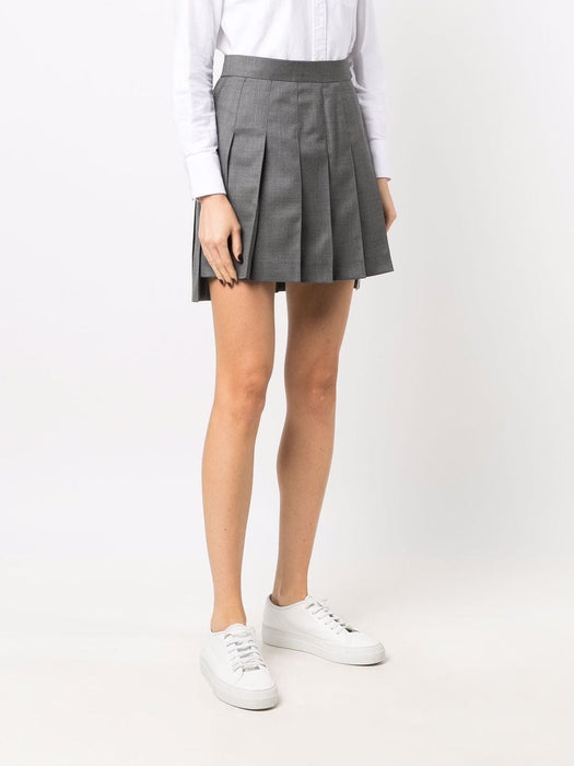 step-hem pleated skirt FGC402V 00626035 THOM BROWNE 
