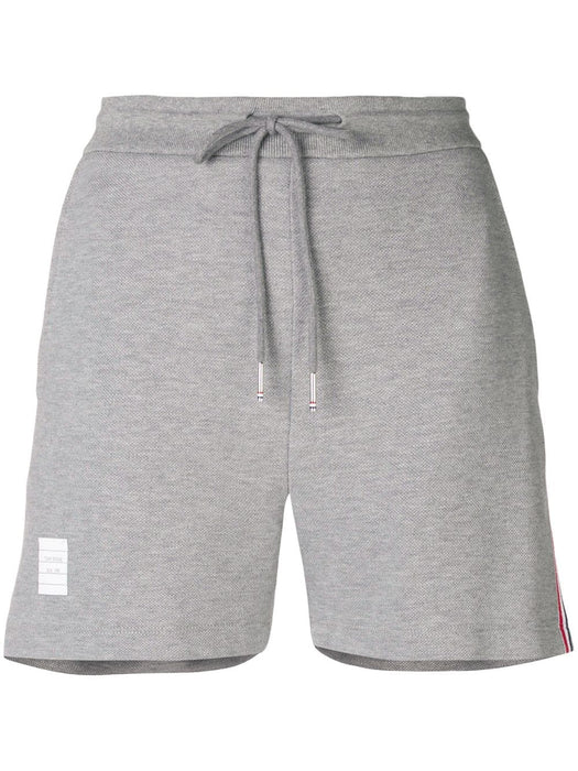 Rwb Stripe Piqué Shorts FJQ015A 00050055 THOM BROWNE 
