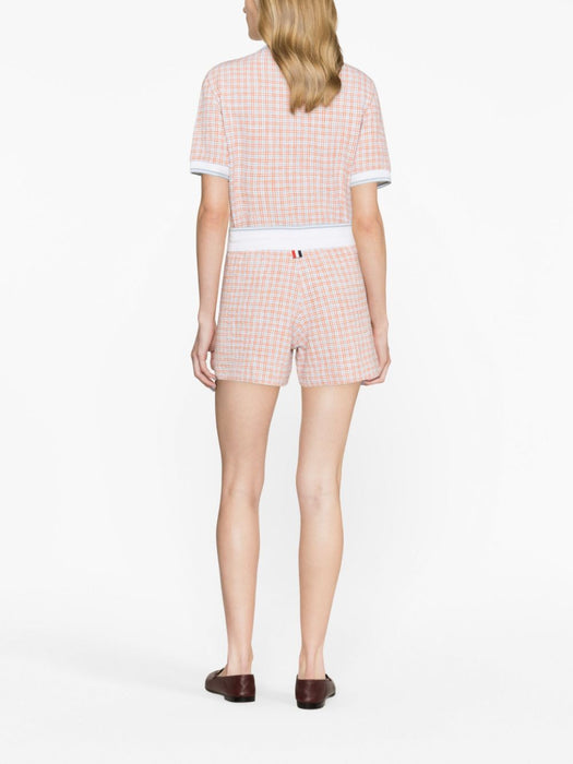 checked tweed track shorts FJQ107A J0113825 THOM BROWNE 