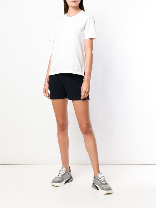 RWB stripe relaxed piqué T-shirt FJS013A 00050100 THOM BROWNE 