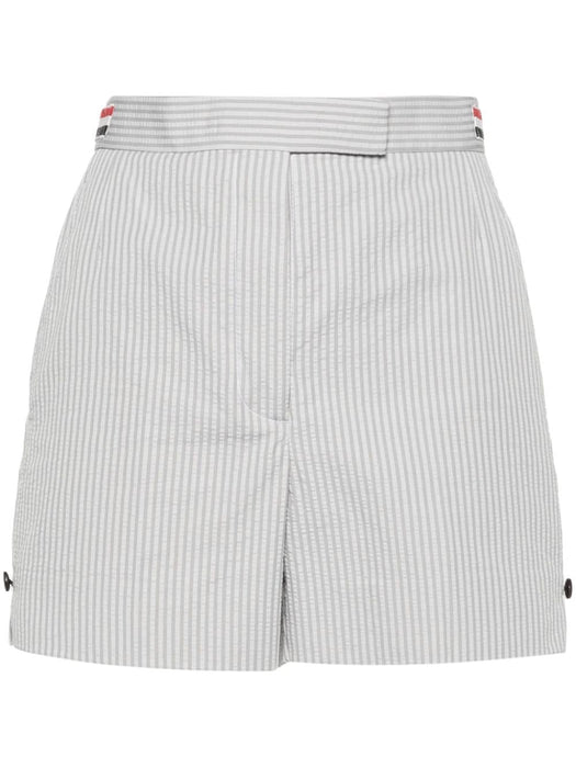 striped seersucker shorts FTC488A F0600055 THOM BROWNE 