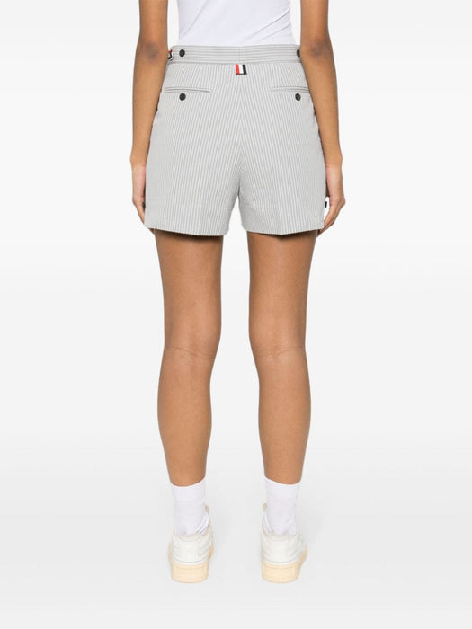 striped seersucker shorts FTC488A F0600055 THOM BROWNE 