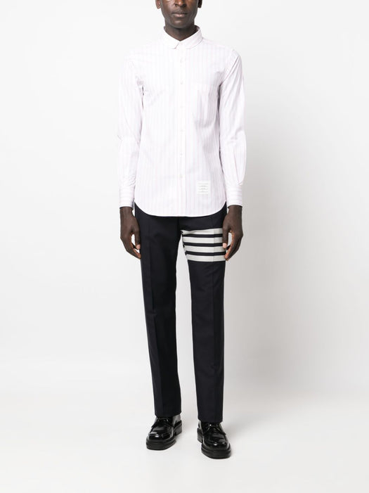 striped long-sleeve cotton shirt MWL392A F0521680 THOM BROWNE 