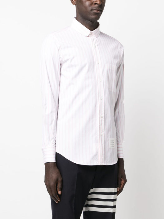 striped long-sleeve cotton shirt MWL392A F0521680 THOM BROWNE 