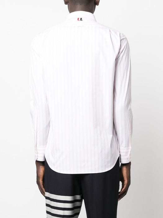 striped long-sleeve cotton shirt MWL392A F0521680 THOM BROWNE 