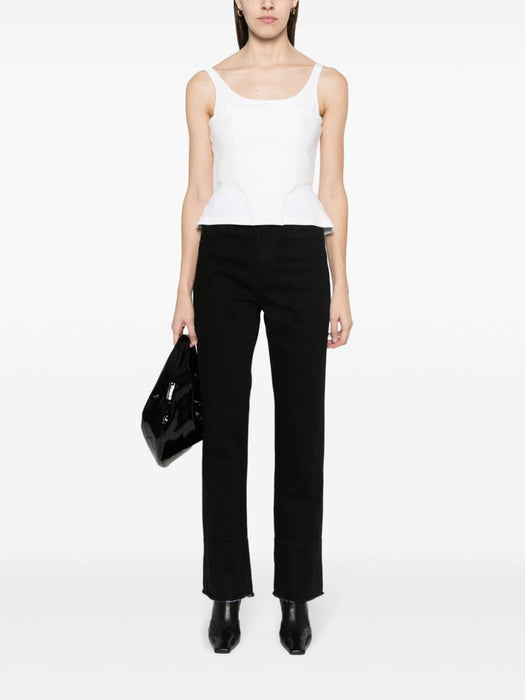 high-waist straight-leg jeans 1124DJE005212A  VICTORIA BECKHAM 