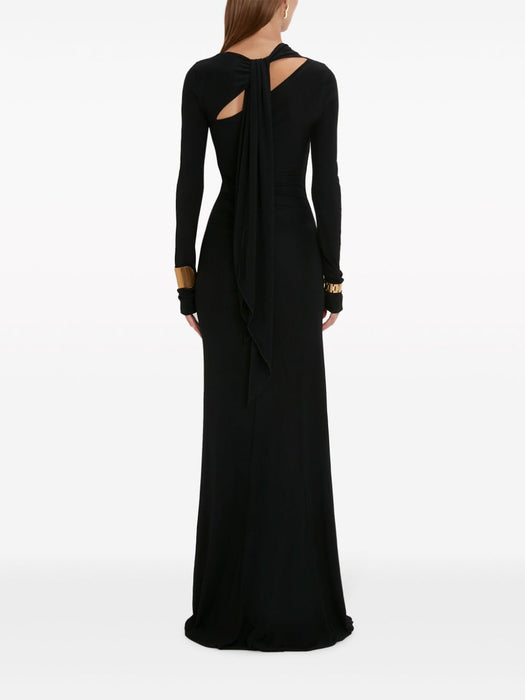 Tie Detail Floor-Length Dress 1124JDR005086A 1 VICTORIA BECKHAM 