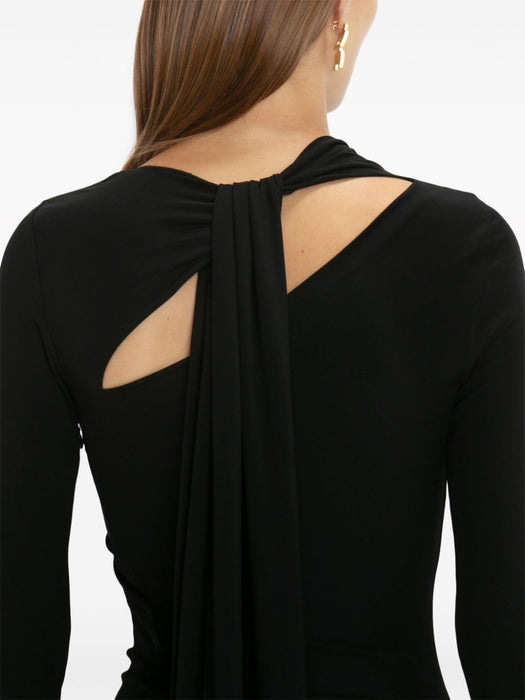 Tie Detail Floor-Length Dress 1124JDR005086A 1 VICTORIA BECKHAM 