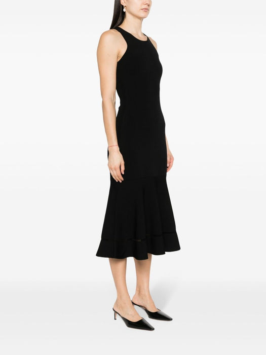 bodycon flared-hem midi dress 1124KDR005079A 1 VICTORIA BECKHAM 