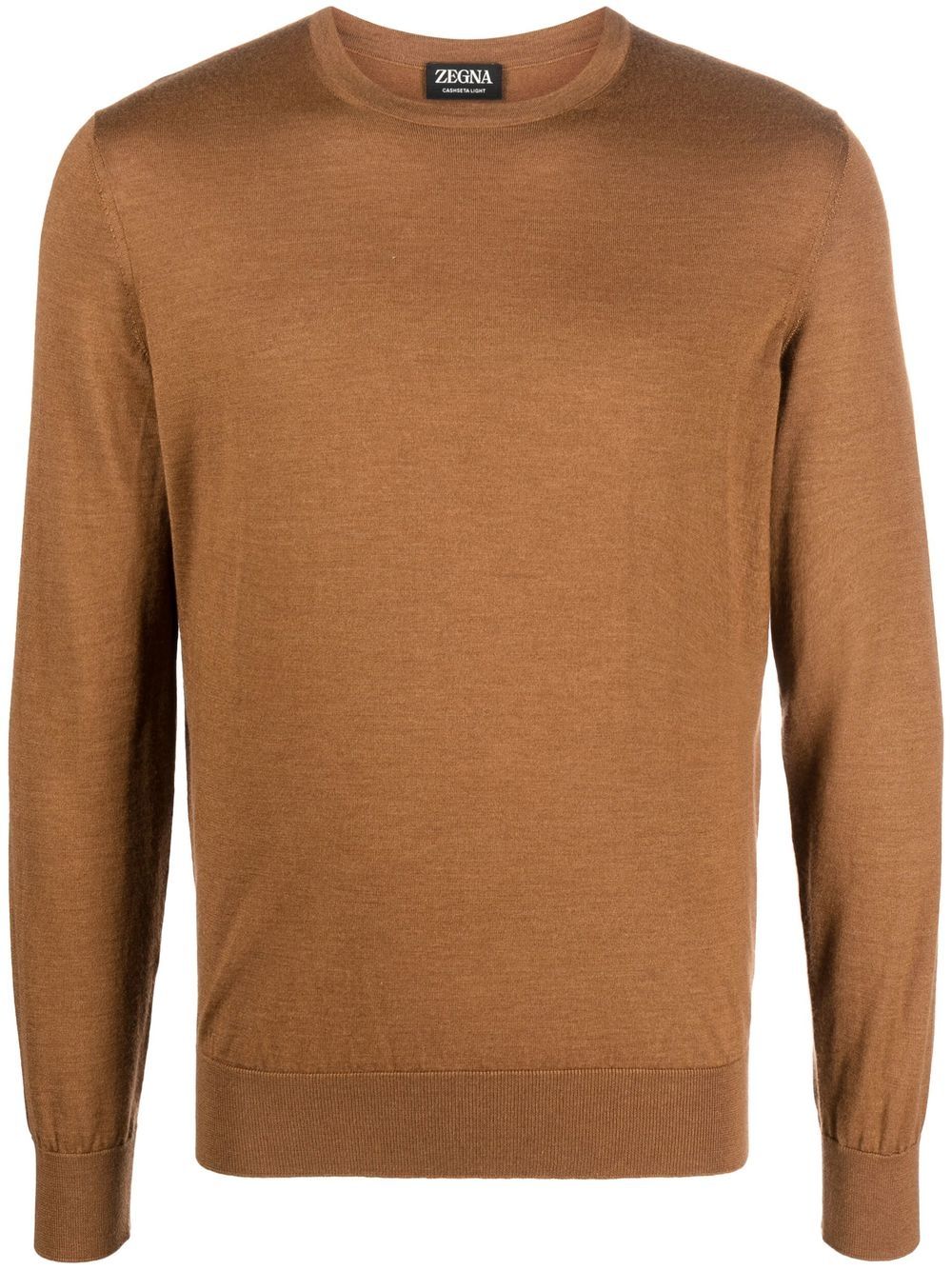 crew neck cashmere-silk jumper E8J00-110 N95 ZEGNA 