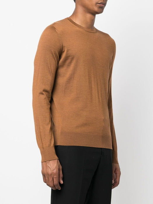 crew neck cashmere-silk jumper E8J00-110 N95 ZEGNA 