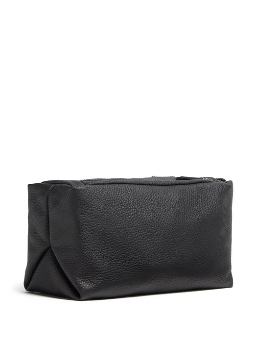 logo-plaque leather clutch LHCVM-E1848Z NER ZEGNA 
