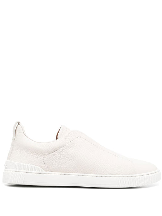 grained-leather low-top sneakers LHCVO-S4667Z PAN ZEGNA 
