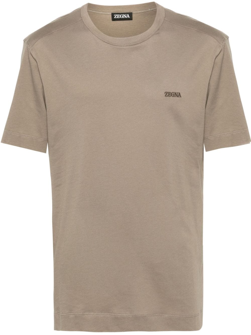 logo-embroidered cotton T-shirt UD360A7-D760 N07 ZEGNA 