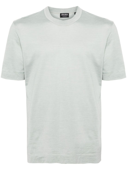 piqué crew-neck T-shirt UD386A7-D718 V04 ZEGNA 
