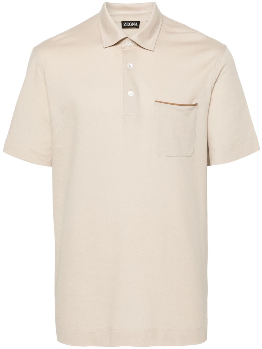 chest-pocket polo shirt UD392A7-D752 N03 ZEGNA 