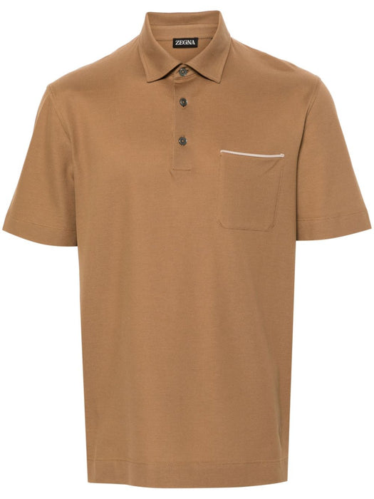 patch-pocket polo shirt UD392A7-D752 N04 ZEGNA 