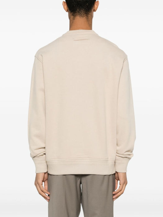 rubberised-logo cotton sweatshirt UD522A7-D872 N03 ZEGNA 