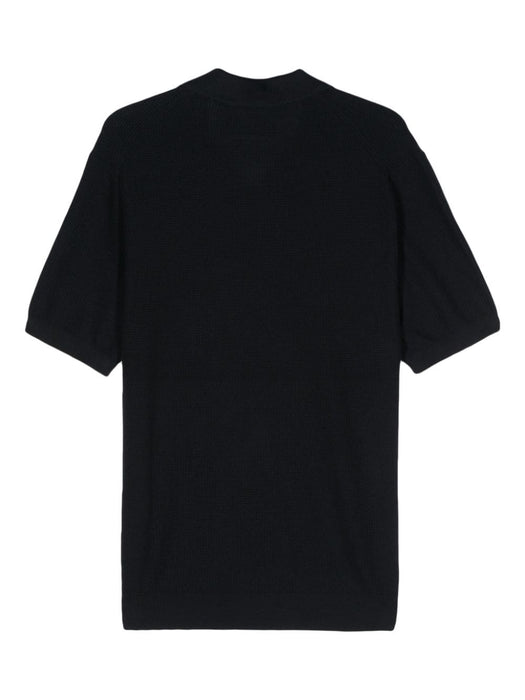 open-knit cotton polo shirt UDC95A7-C32 B09 ZEGNA 