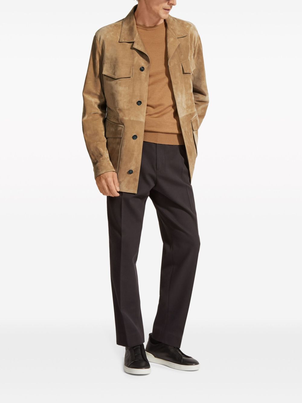 suede field jacket UDPSFA7-D271 N04R ZEGNA 