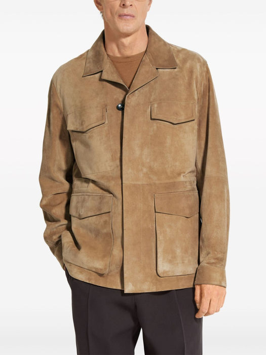 suede field jacket UDPSFA7-D271 N04R ZEGNA 
