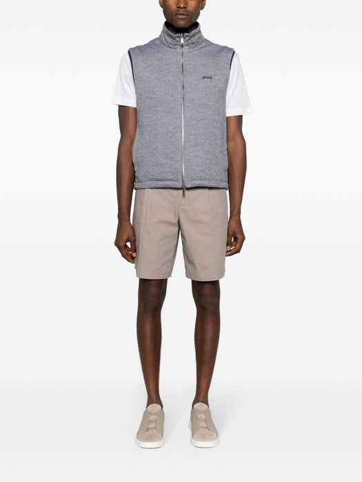 reversible zip-up vest UDT33A7-7110B B07R ZEGNA 