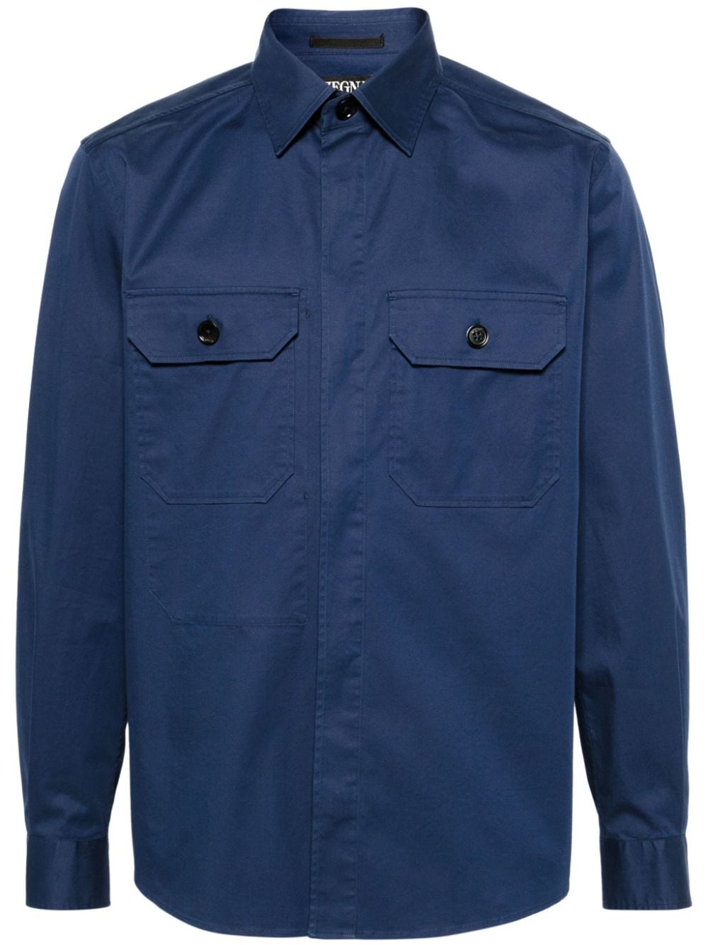 patch-pocket twill shirt UDV16A7-SOT8 B07 ZEGNA 
