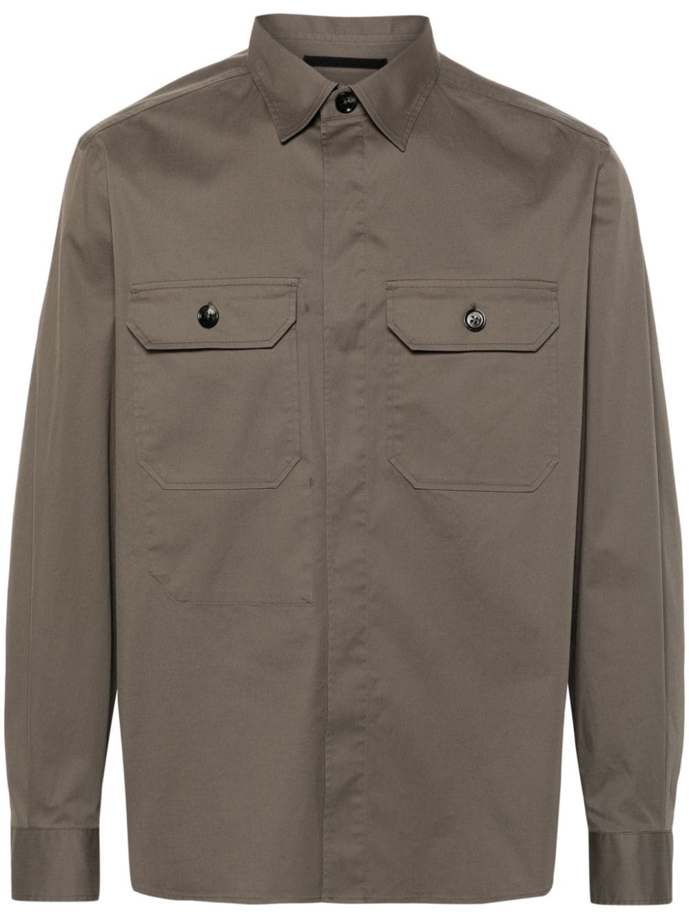 long-sleeve cotton shirt UDV16A7-SOT8 N07 ZEGNA 