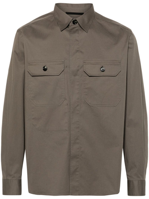 long-sleeve cotton shirt UDV16A7-SOT8 N07 ZEGNA 