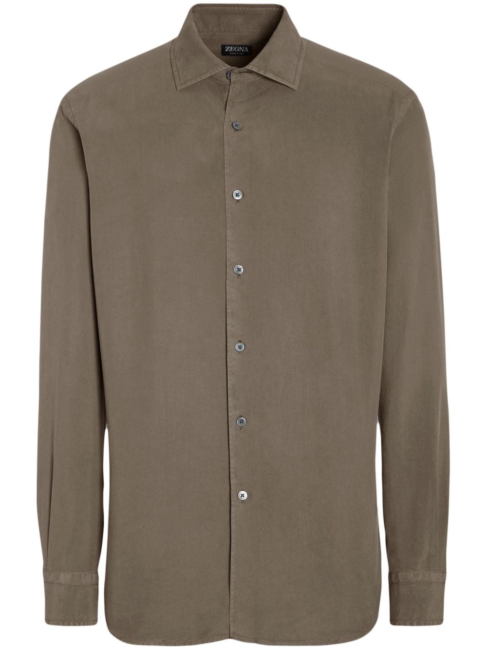 long-sleeve silk shirt UDX42A7-SLF5 N07 ZEGNA 