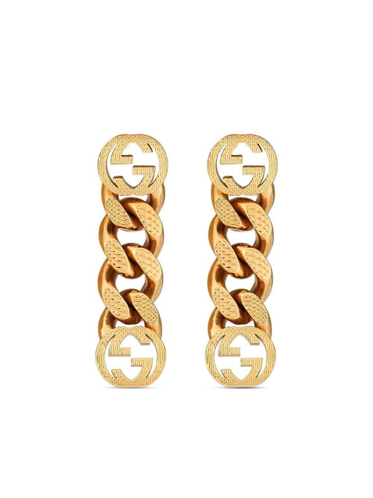 Interlocking G drop earrings 702524 I46008005 GUCCI 