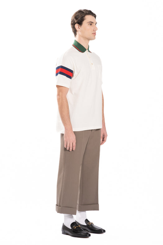 Web-stripe jersey polo shirt 713997 XJETR9088 GUCCI 